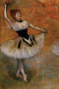 ''Dancer With Tambourine'' by Edgar Degas: Journal (Blank / Lined)