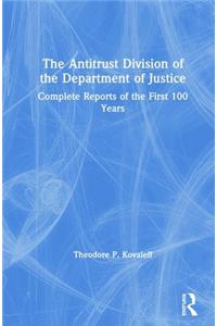 The Antitrust Division of the Department of Justice