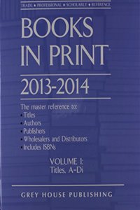 Books in Print 7 Volume Set