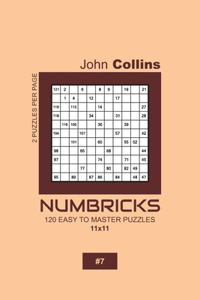 Numbricks - 120 Easy To Master Puzzles 11x11 - 7