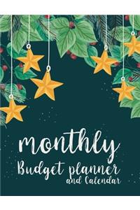 Monthly Budget Planner and Calendar