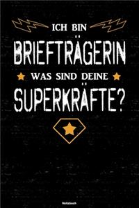 Ich bin Briefträgerin was sind deine Superkräfte? Notizbuch