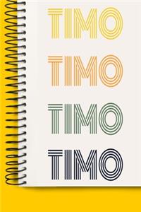 Name TIMO A beautiful personalized