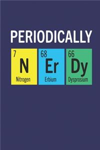 Periodically Nerdy Blanl Ruled Notebook