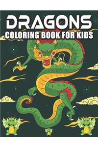 Dragons Coloring Book for Kids