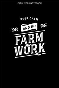 Farm Work Notebook