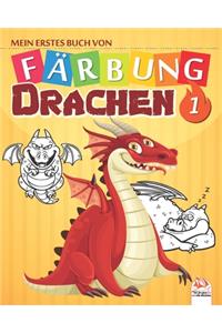 Mein erstes Buch von - Färbung - Drachen 1