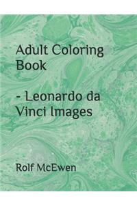 Adult Coloring Book - Leonardo da Vinci Images