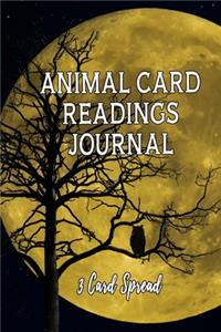 Animal Card Readings Journal 3 Card Spread