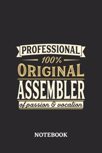 Professional Original Assembler Notebook of Passion and Vocation