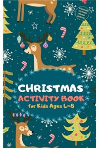 Christmas Activity Book for Kids Ages 4-8 Stocking Stuffers Pocket Edition