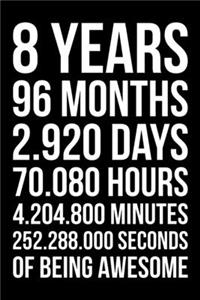 8 Years of Being Awesome