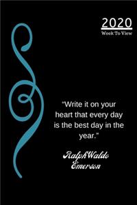 2020 A5 Diary Week To View Planner For All Occasions