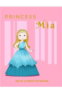 Princess Mia Draw & Write Notebook