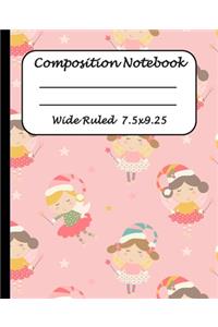 Wide Ruled Composition Notebook