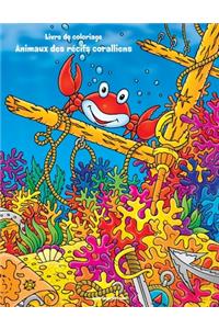 Livre de coloriage Animaux des récifs coralliens