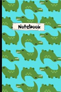 Notebook: Snappy Chappy Crocodile-Cute crocodile notebook/Journal.For kids, Big kids, animal lovers, reptile, alligator.Size 6" x 9" .120 Lined Pages