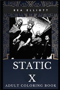 Static X Adult Coloring Book