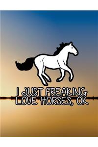 I Just Freaking Love Horses, Ok