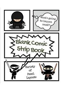 Blank Comic Strip Book