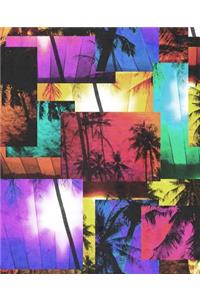 Neon Palm Beach Notebook