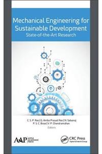 Mechanical Engineering for Sustainable Development: State-Of-The-Art Research