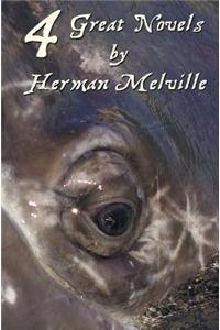 Four Great Novels by Herman Melville, (complete and Unabridged). Including Moby Dick, Typee, A Romance Of The South Seas, Omoo