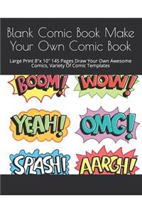 Blank Comic Book Make Your Own Comic Book