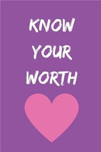 Know Your Worth