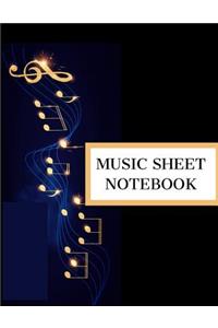 Music Sheet Notebook