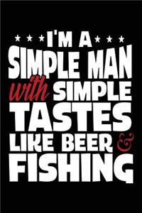I'm A Simple Man With Simple Tastes Like Beer & Fishing