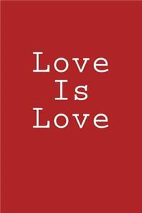 Love Is Love: Notebook