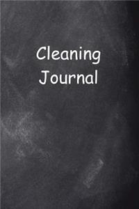Cleaning Journal Chalkboard Design