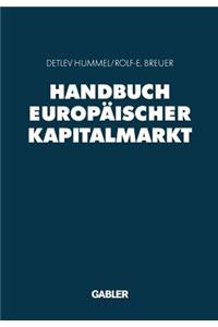 Handbuch Europäischer Kapitalmarkt