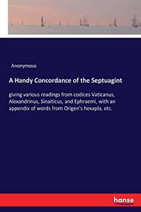 A Handy Concordance of the Septuagint