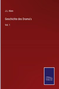 Geschichte des Drama's