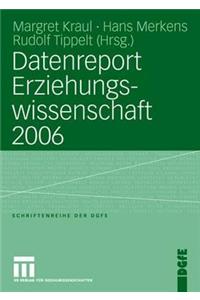 Datenreport Erziehungswissenschaft 2006