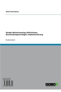 Gender Mainstreaming