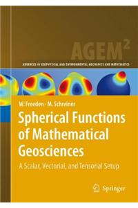 Spherical Functions of Mathematical Geosciences