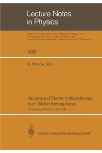 Accuracy of Element Abundances from Stellar Atmospheres