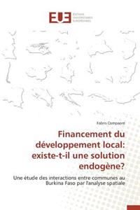 Financement Du Développement Local