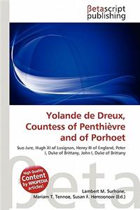 Yolande de Dreux, Countess of Penthievre and of Porhoet
