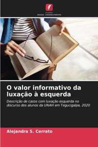O valor informativo da luxação à esquerda