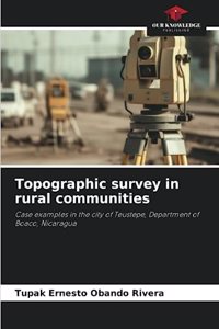 Topographic survey in rural communities