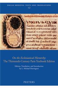 On the Ecclesiastical Hierarchy