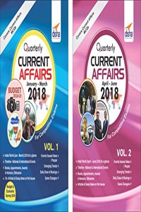 Half-Yearly Current Affairs - January to June 2018 for Competitive Exams (set of 2 Quaterlies)