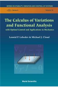 Calculus of Variations and Functional Analysis, The: With Optimal Control and Applications in Mechanics