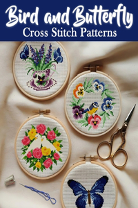 Bird and Butterfly Cross Stitch Patterns