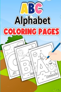 ABC Alphabet Coloring Pages For Kids