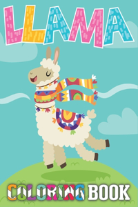 Llama Coloring Book